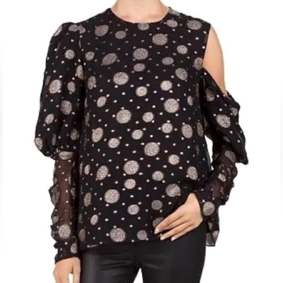The Kooples Paris $375 Tutti Frutti Silk Top 0012 - Picture 1 of 13